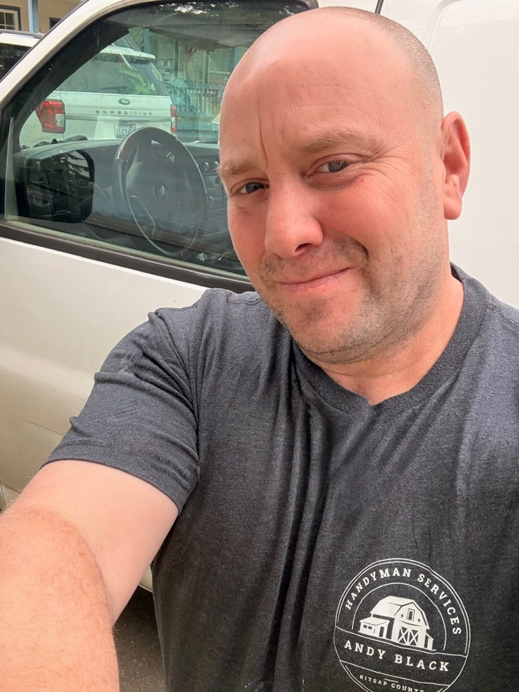 Andy Black, owner of Andy Black Handyman, in Poulsbo